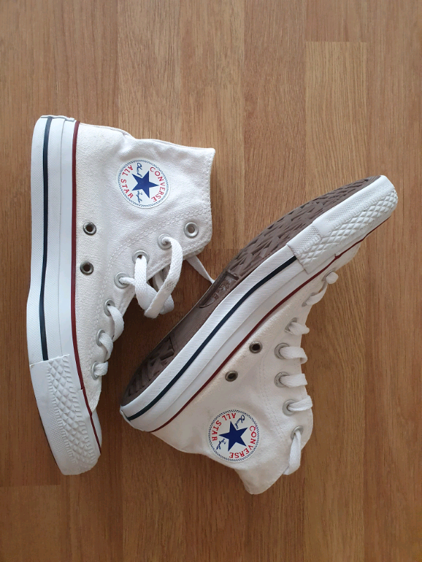 white converse size 4 uk